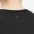 AMI Paris Men's Small Red ADC Classic Long Sleeve T-Shirt in Black