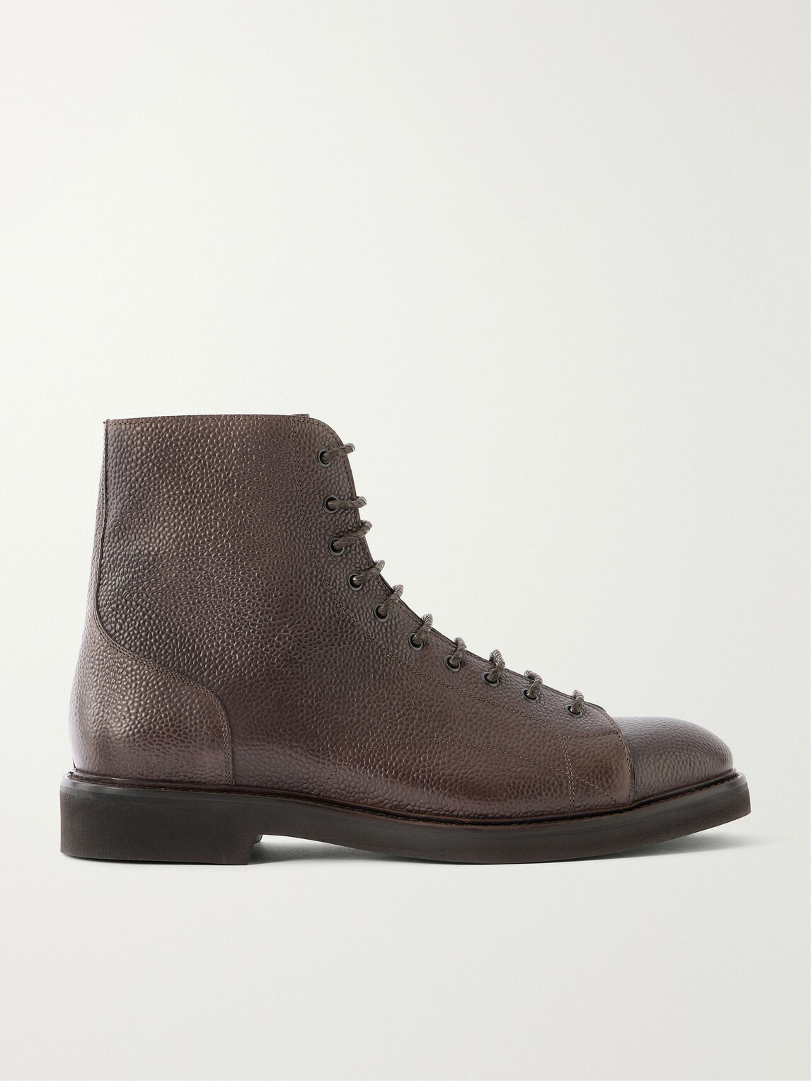 Mr P. - Monkey Full-Grain Leather Boots - Brown
