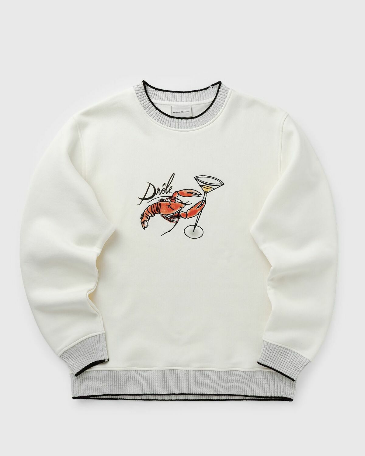 Drôle de Monsieur Le Sweatshirt Homard White Men