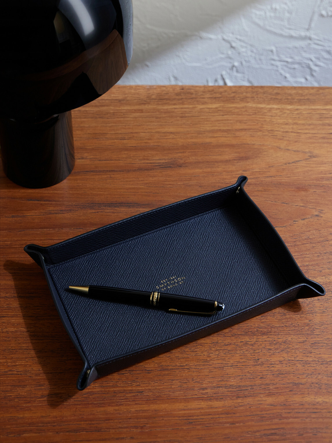 Smythson - Panama Cross-Grain Leather Trinket Tray