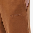 Air Jordan Men's Wordmark Fleece Pant in Light British Tan