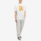 Palm Angels Men's Burning PA Monogram T-Shirt in White