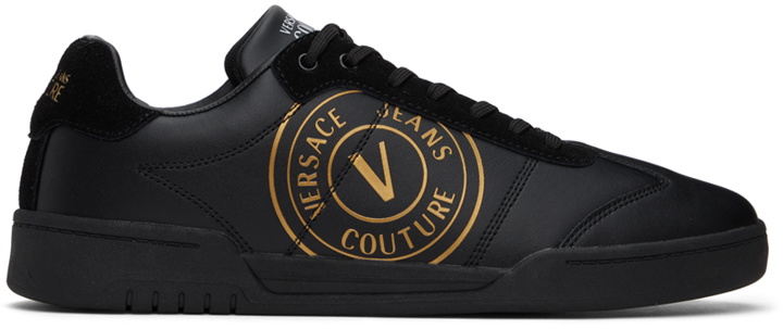 Photo: Versace Jeans Couture Black Brooklyn Sneakers