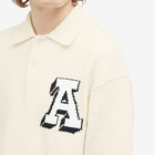 Axel Arigato Men's Team Polo Sweater in Off-White