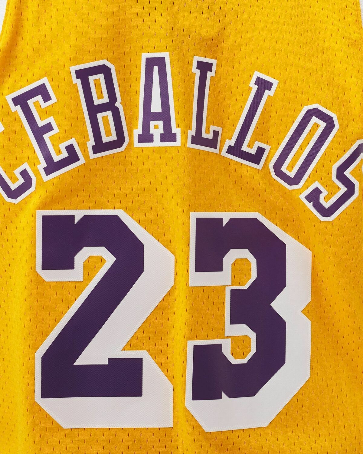 Mitchell & Ness Nba Swingman Jersey Los Angeles Lakers 1994 95 Cedric Ceballos #23 Yellow - Mens - Jerseys