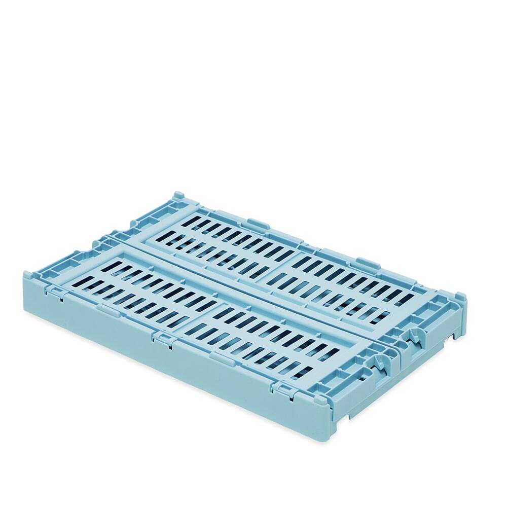 HAY Small Recycled Colour Crate in Light Blue