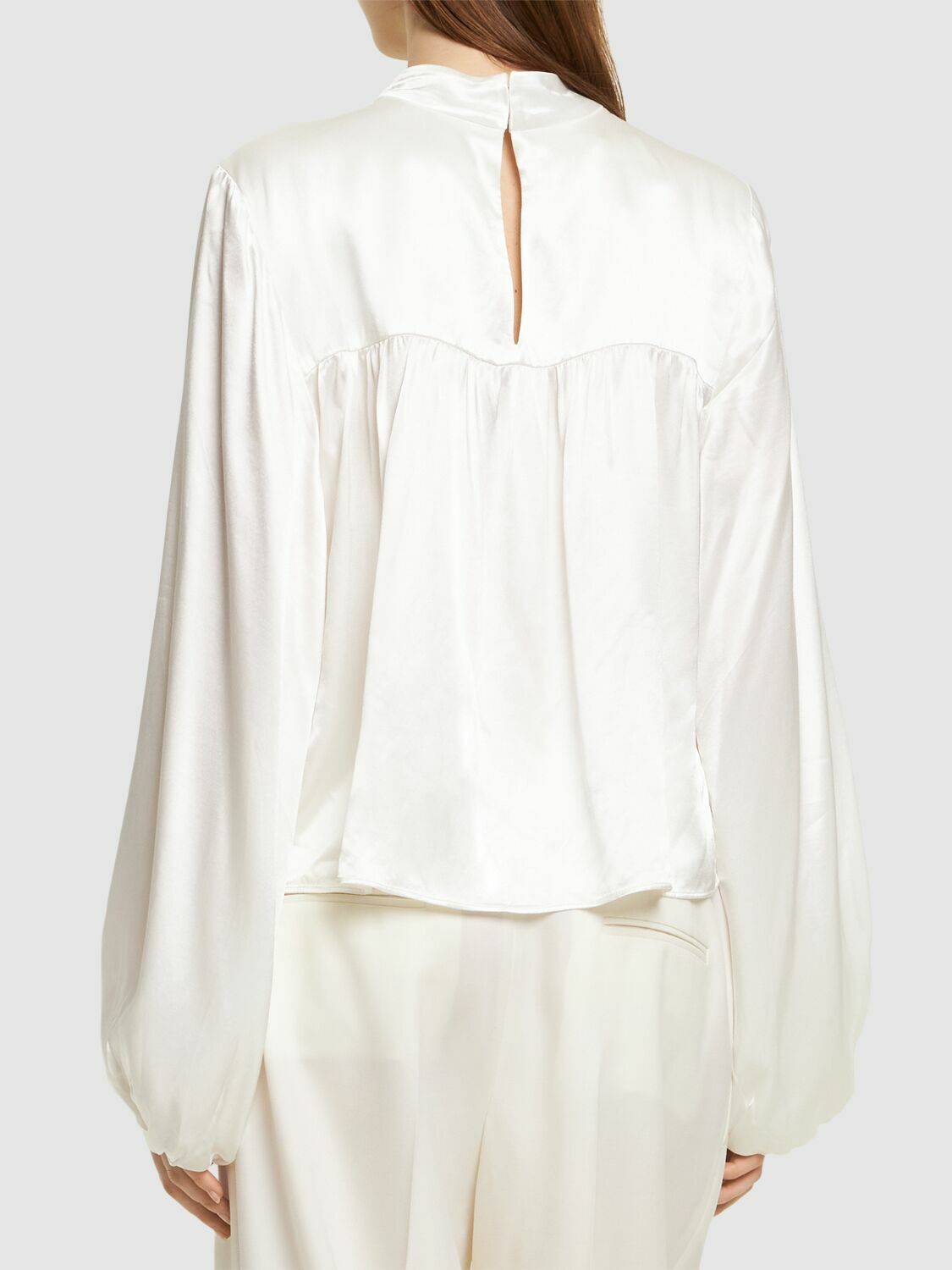 DESIGNERS REMIX Lilian Viscose Blend Shirt with Rose