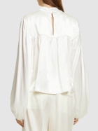 DESIGNERS REMIX Lilian Viscose Blend Shirt with Rose