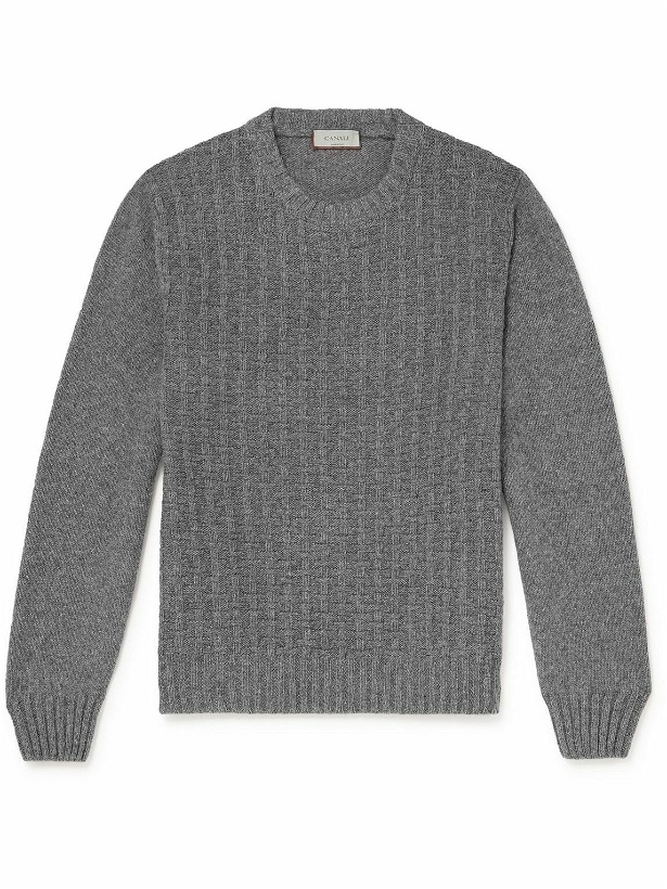 Photo: Canali - Wool-Blend Sweater - Gray