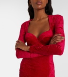 Balenciaga Velvet corset gown
