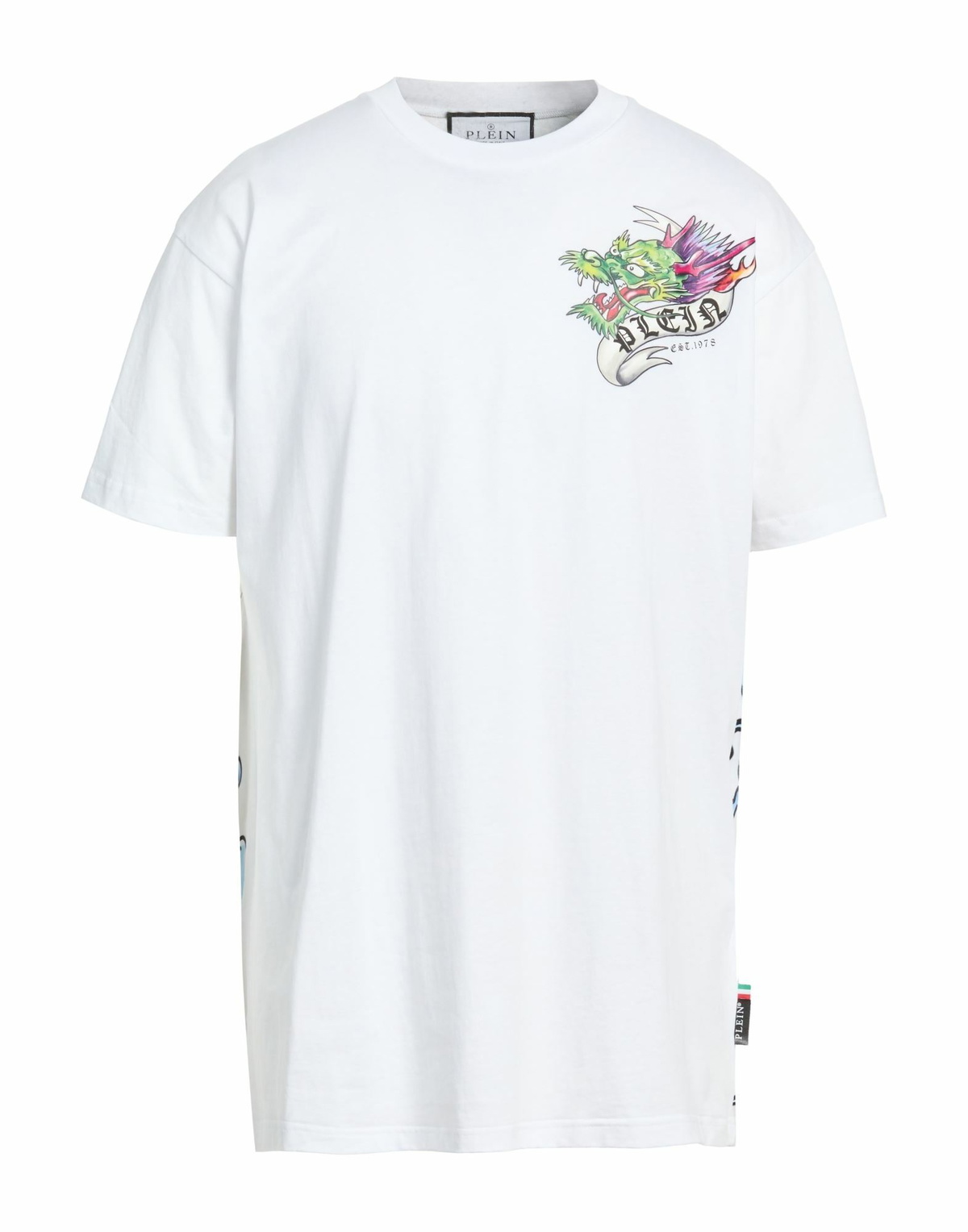Philipp Plein Mens T-shirt in White