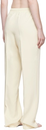 ASCENO Off-White Aurelia Lounge Pants