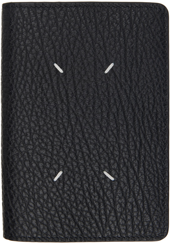 Photo: Maison Margiela Black Four Stitches Passport Holder