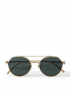 Dior Eyewear - DiorBlackSuit R6U Aviator-Style Gold-Tone Sunglasses