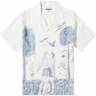 Carne Bollente Men's Adam And Rave Vacation Shirt in Allover