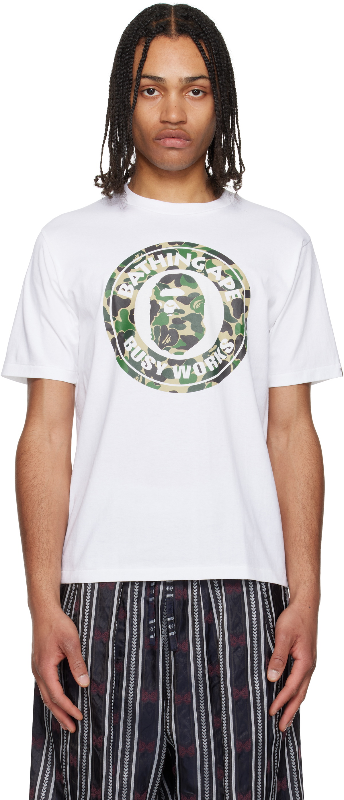 A Bathing Ape x Swarovski Large Ape Head Polo A Bathing Ape