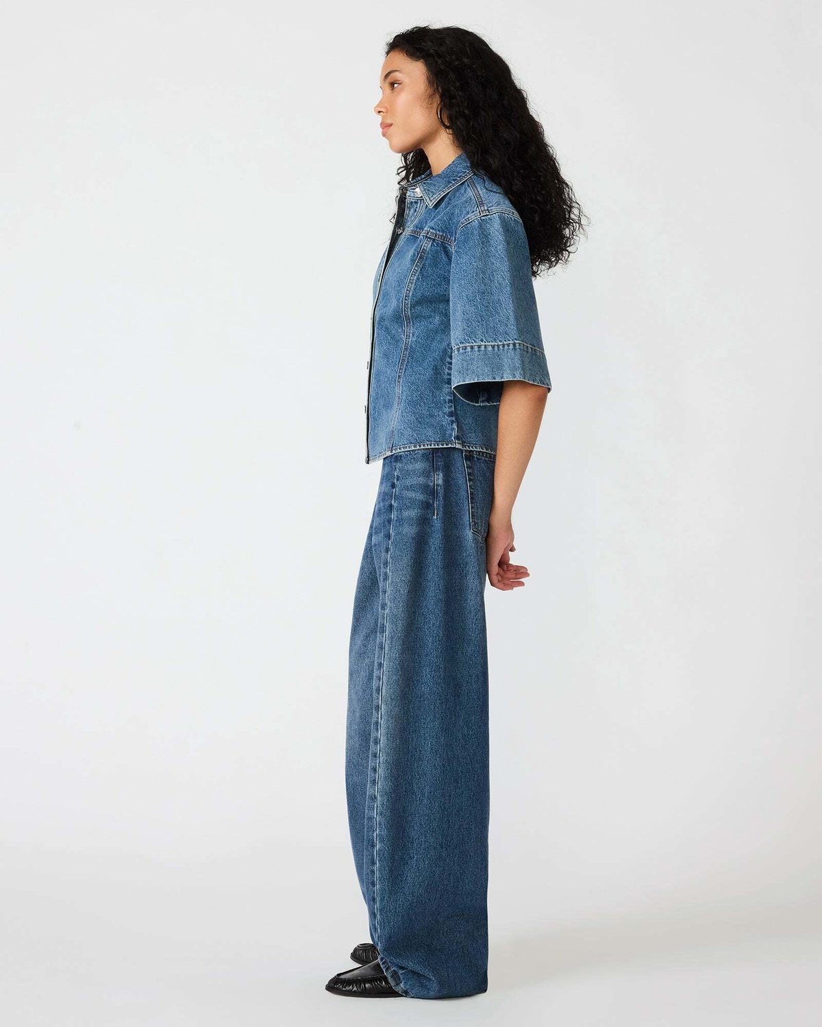 Steve Madden Savy Top in Denim