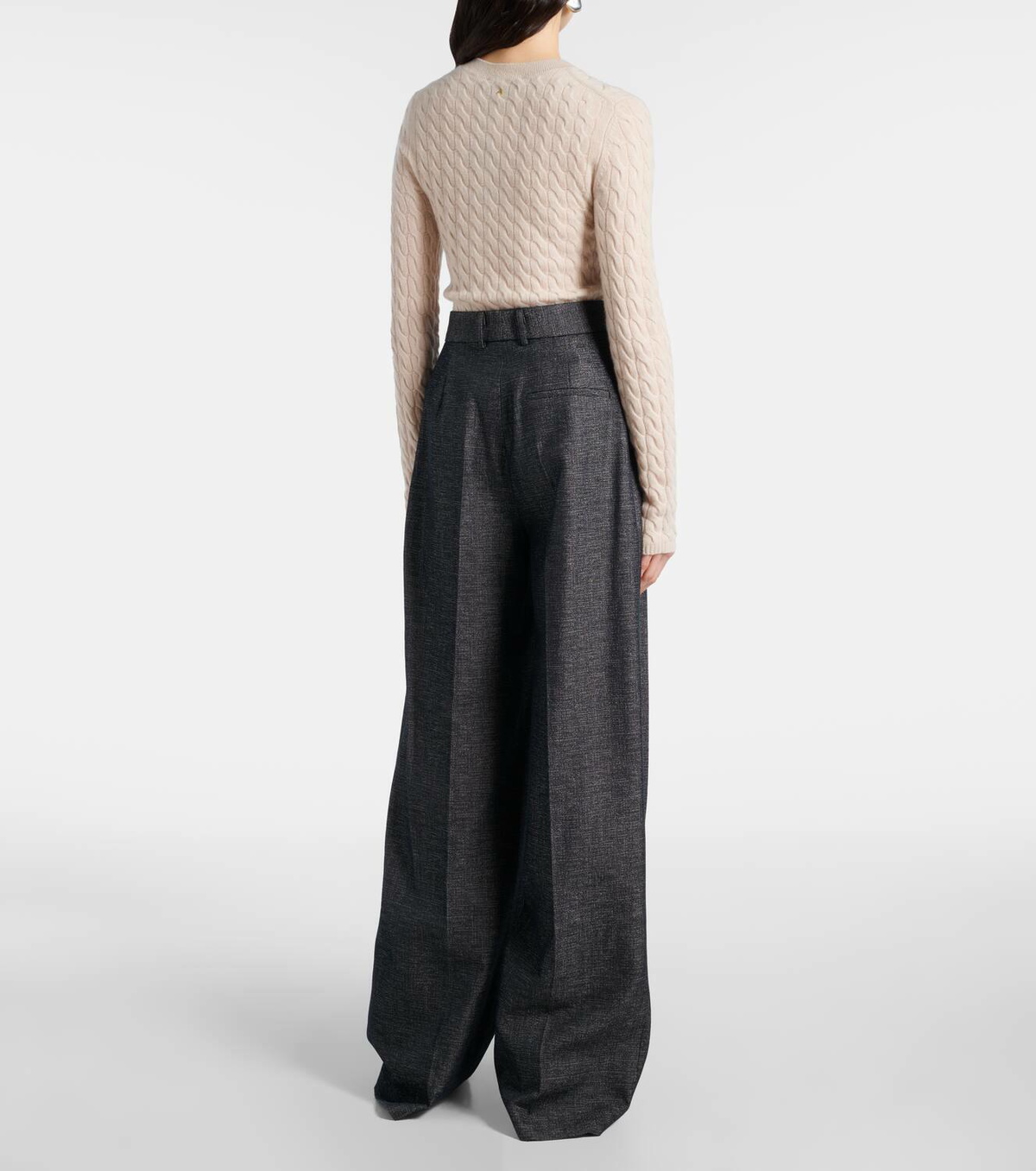 Altuzarra Jess cotton and silk wide-leg pants