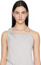 Marland Backus Silver Bow Necklace