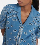 Alanui - Bandana cotton piqué shirt
