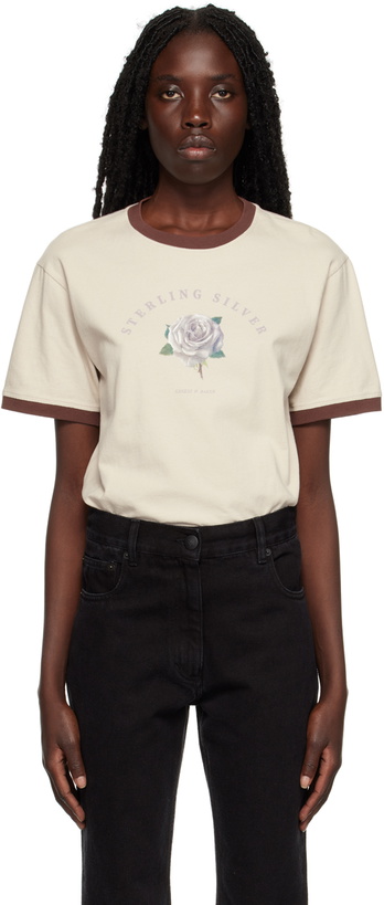 Photo: Ernest W. Baker SSENSE Exclusive Off-White Sterling Silver T-Shirt
