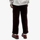Garbstore Men's Manager Pleated Cord Pants in Brown