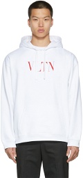 Valentino White & Red 'VLTN' Hoodie