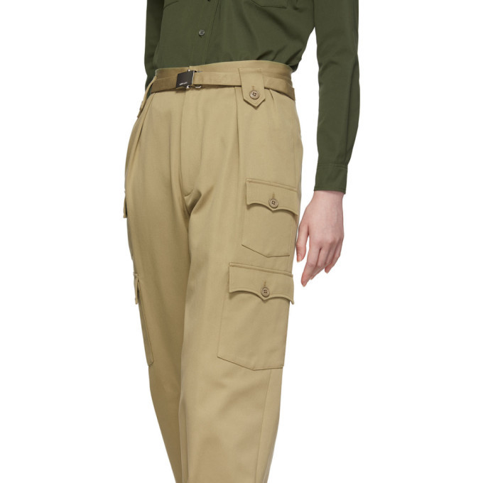 パンツ 90s miumiu men's khaki slacks 90s Miu Miu men's khaki slacks