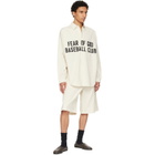 Fear of God Off-White Garment Dyed Cotton Casual Shorts