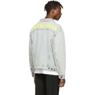 Balenciaga Blue Denim Logo Jacket