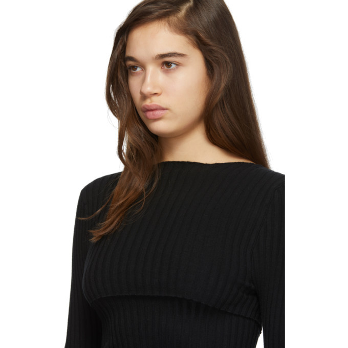 giu giu Black Nonna Shrug Sweater