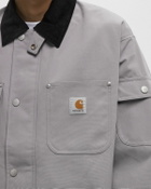Carhartt WIP Clapton Jacket Grey Mens Windbreaker