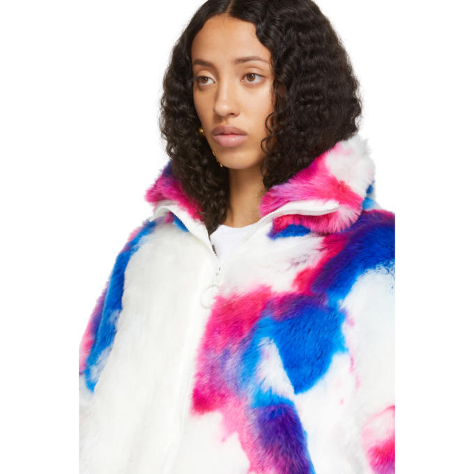 OFF-WHITE 19AW Fake Fur Zip Anorak-