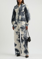Marques' Almeida Tie-dye Wide-leg Jeans Cream