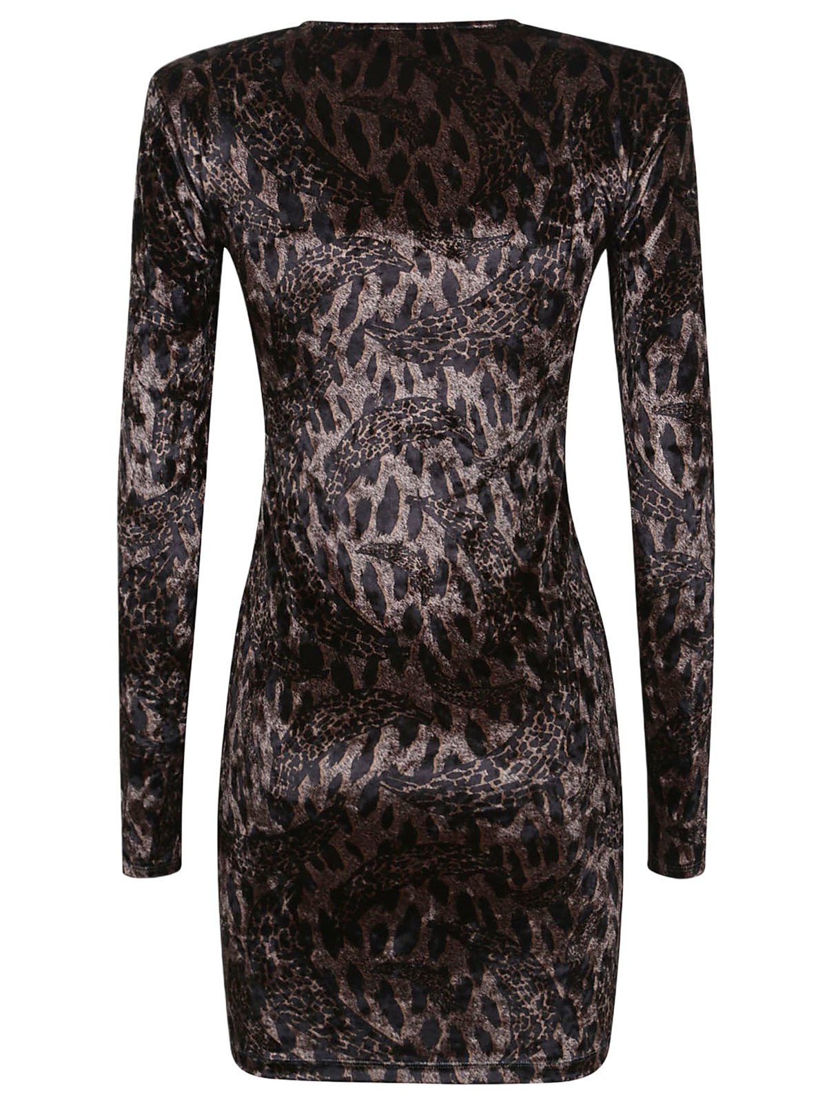 Fiorucci Velour Padded Mini Dress