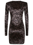 Fiorucci Velour Padded Mini Dress