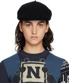 Marine Serre Black Moon Classic Beret