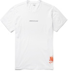 Aspesi - Imperfectionist Printed Cotton-Jersey T-Shirt - White
