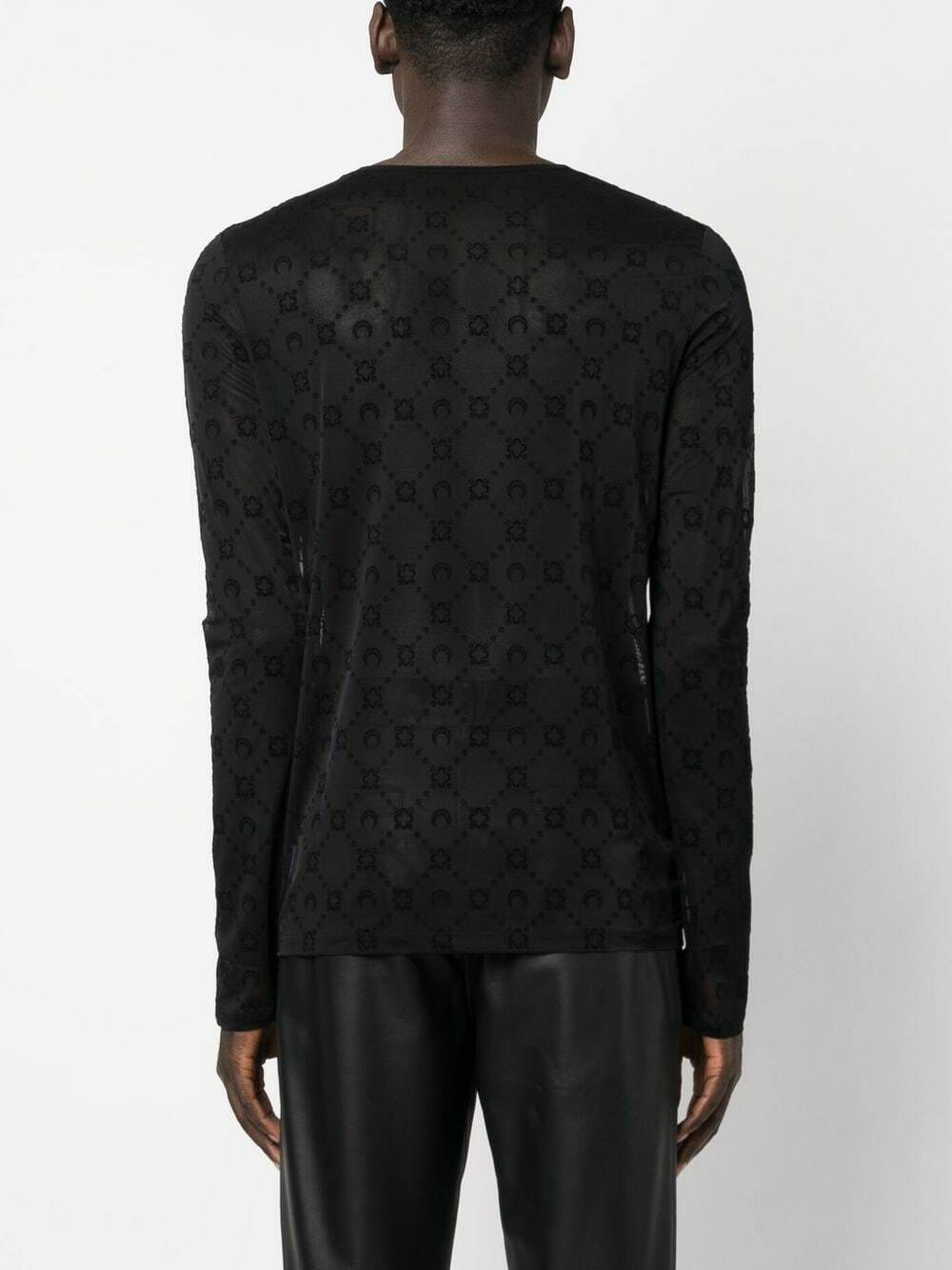 MARINE SERRE - Monogram Long Sleeve T-shirt