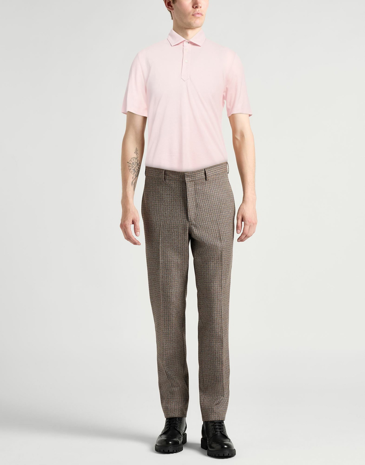 Brunello Cucinelli Mens Polo shirt Light in Pink