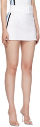 Maisie Wilen White Magnet Miniskirt