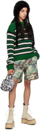 ERL Black & White Puffer Down Bag