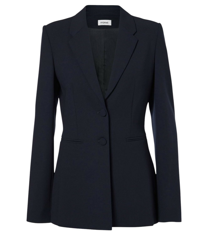 Photo: Fforme Bennet wool-blend crêpe blazer