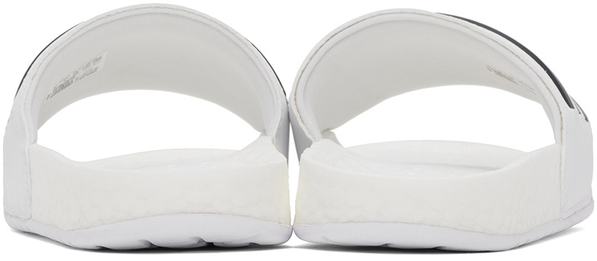 adidas Originals White Adilette Boost Sandals adidas Originals