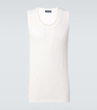 Frescobol Carioca Prado cotton and linen-blend tank top