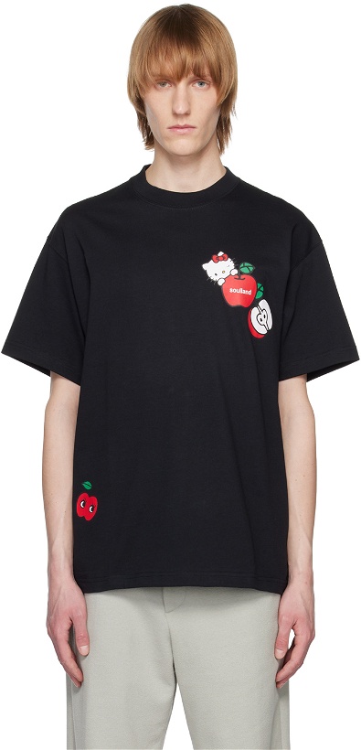 Photo: Soulland Black Hello Kitty Edition Apple T-Shirt