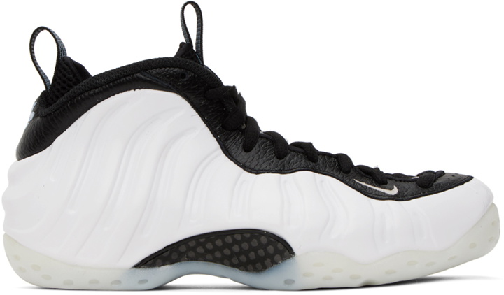 Photo: Nike White & Black Air Foamposite One Sneakers