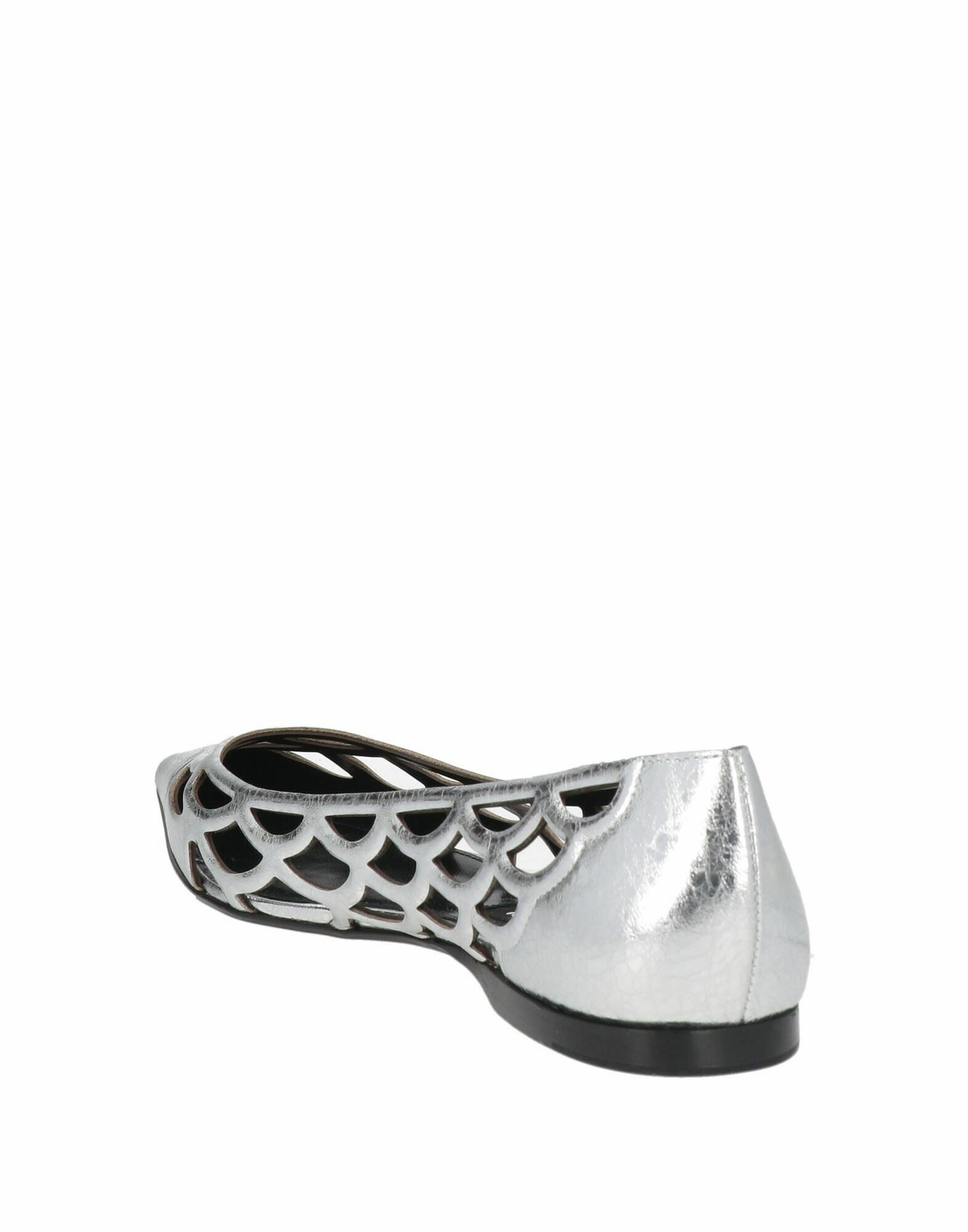 Sergio Rossi Womens Ballet flats in Silver