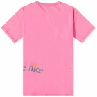 ERL Unisex Venice T-Shirt in Pink