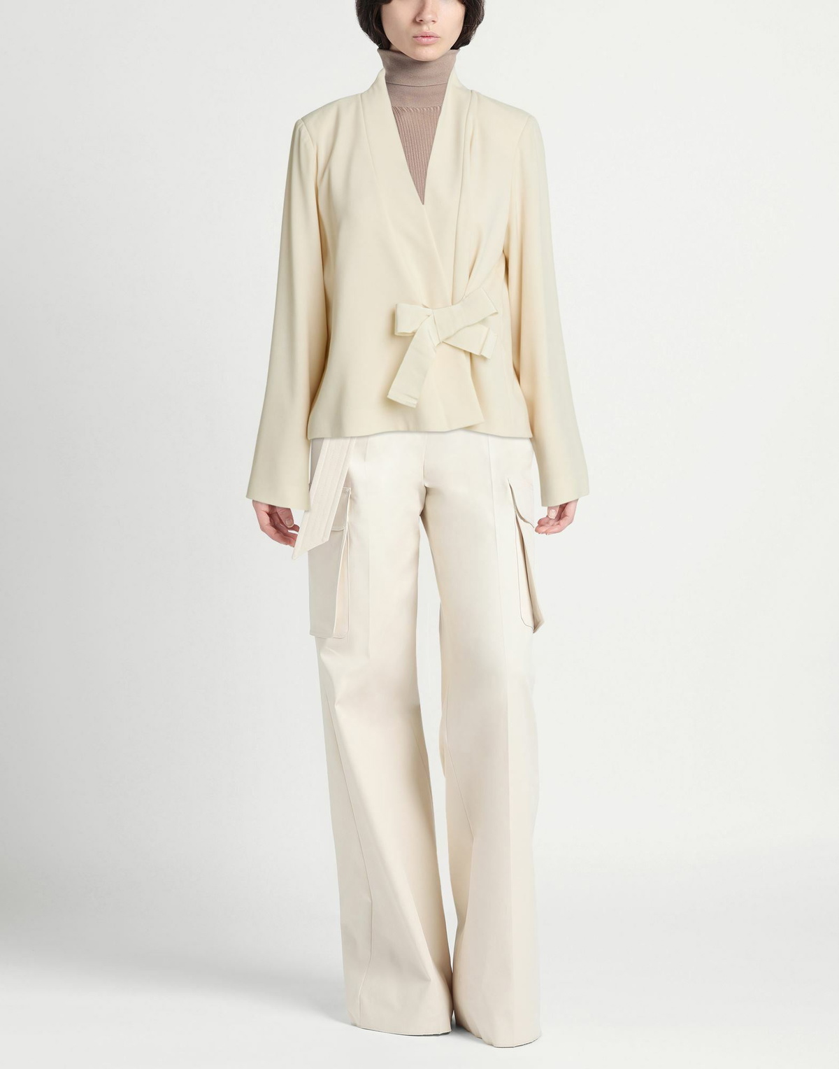 Alessia Santi Womens Blazer in Cream